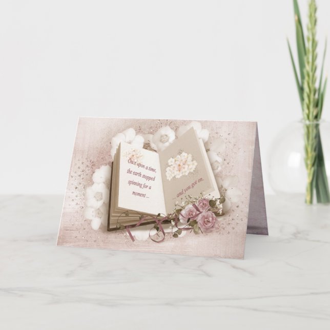 open book with birthday message card (Front)