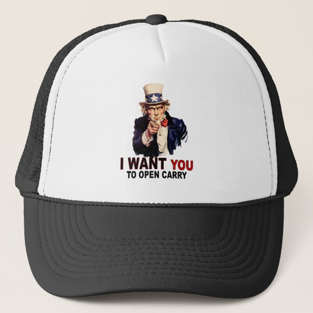 Open Carry Trucker Hat (Front)