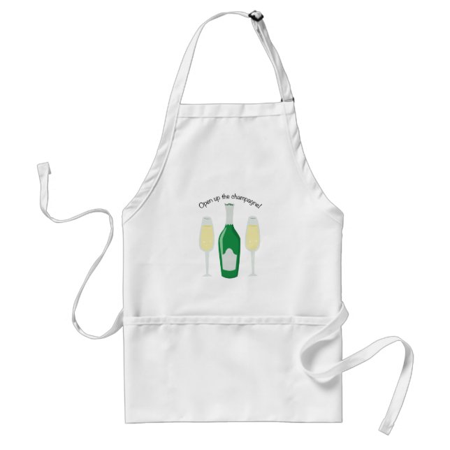 Open Champagne! Standard Apron (Front)
