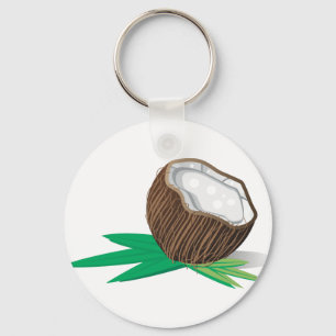 Open Coconut Keychain