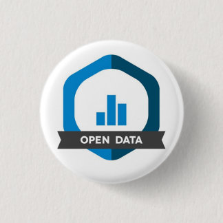 Open Data Badge 1 Inch Round Button