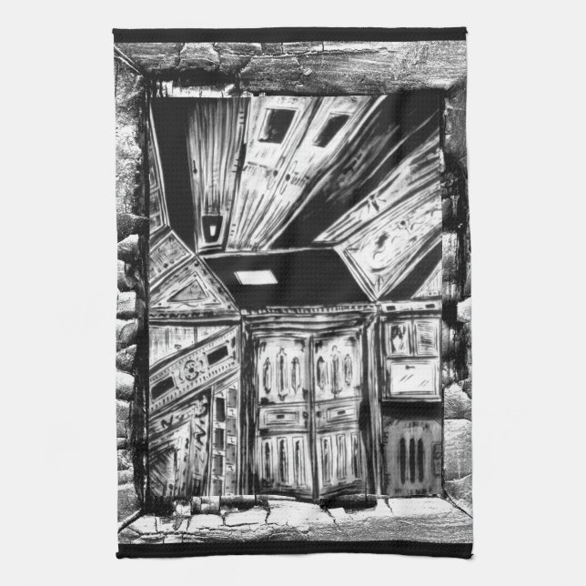 Open Doors Kitchen Towel (Vertical)