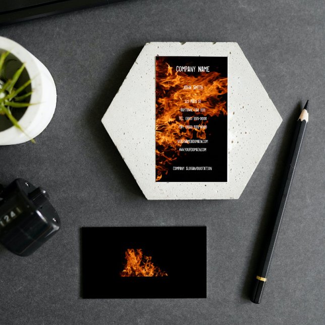 Open Fire Business Card (Open Fire Business Card)