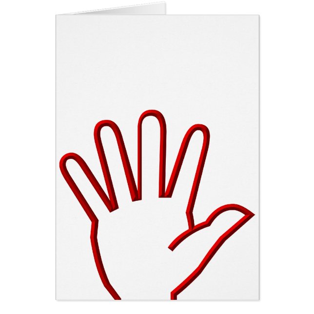 Open Hand/High Five/Wave (Front)