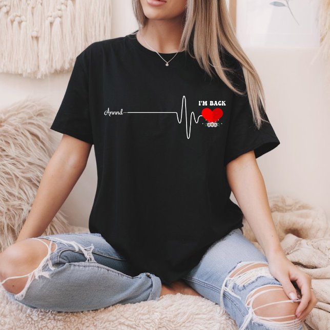  Open Heart Bypass Surgery Heart Attack Survivor T-Shirt (Creator Uploaded)