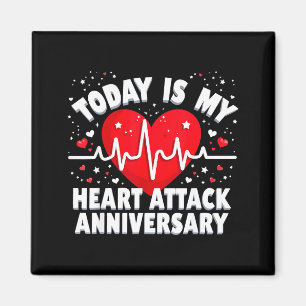 Open Heart Diseases Heart Attack Anniversary Surge Magnet
