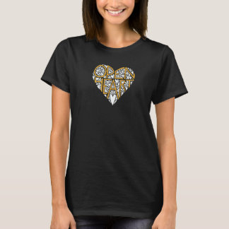 Open Heart Meditation Mindfulness Yoga Practice Mo T-Shirt