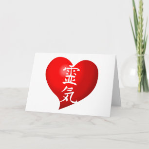 Open Heart Reiki Card
