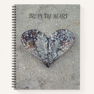 Open Heart Shell Personalized Journal