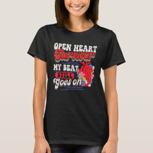 Open Heart Surgery Bypass Awareness Heart There Is T-Shirt