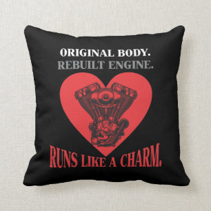 Open Heart Surgery Get Well Recovery Operation Throw Pillow