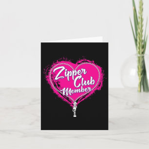 Open Heart Surgery Humour Women's Zipper Club Tee  Card