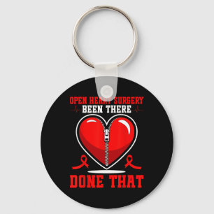 Open Heart Surgery Patients Heart Disease Awarenes Keychain