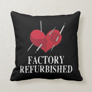 Open Heart Surgery Recovery - Factory Refurbished Throw Pillow