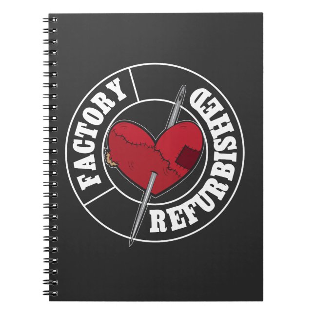 Open Heart Surgery Recovery Gift Notebook (Front)