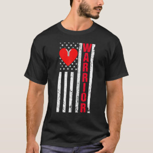 Open Heart Surgery Recovery Survivor Heart Warrior T-Shirt