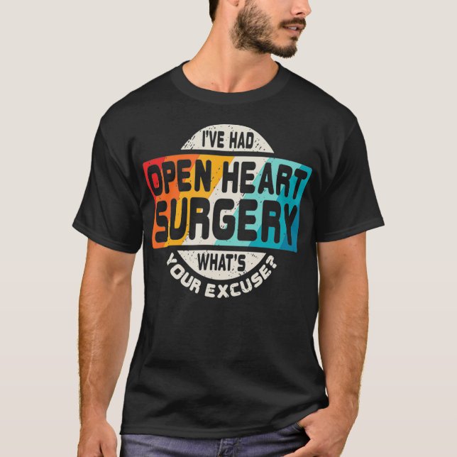 Open Heart Surgery Shirt Survivor Post Attack Reco (Front)