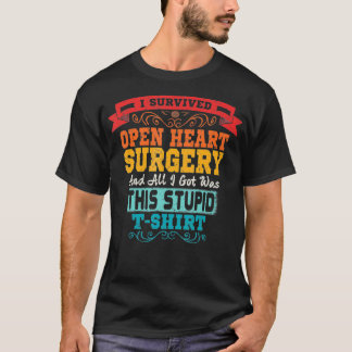 Open Heart Surgery Shirt Survivor Post Attack Reco
