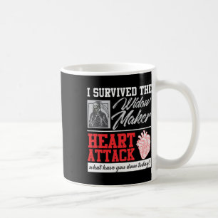 Open Heart Surgery Survivor Widow Maker Heart Atta Coffee Mug