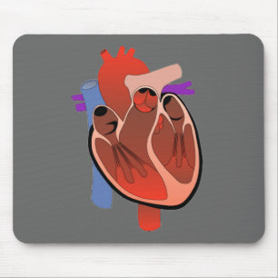 Open Hearted Mouse Pad