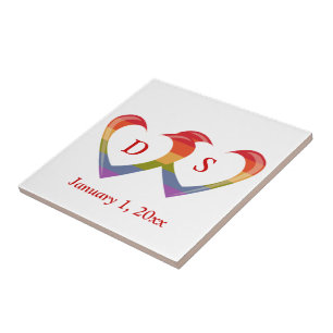 Open Hearts Tile
