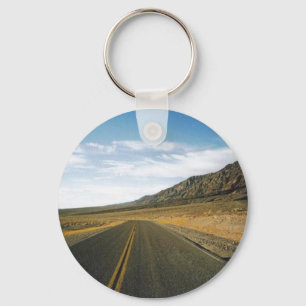 Open Highway- Death Valley Keychain
