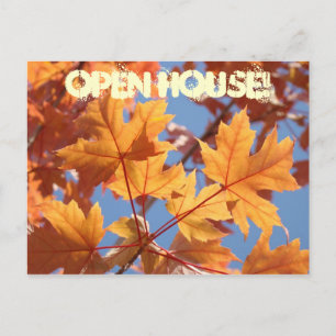 OPEN HOUSE! cartes postales Invitations Événements