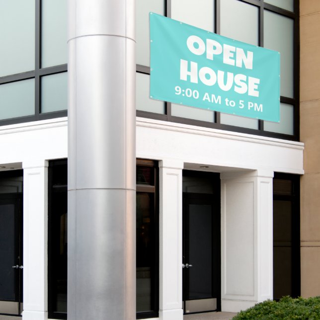OPEN HOUSE Custom Banner (Outside Building)