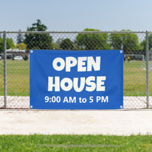 OPEN HOUSE Custom Banner