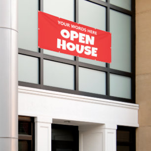 OPEN HOUSE Custom Banner