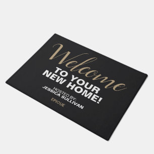 Open House Door Mat - Welcome Custom Name