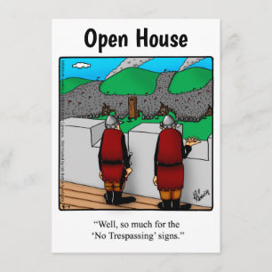 Open House Humourous Invitations "Spectickles"