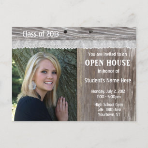 Open House Invitation Postcard