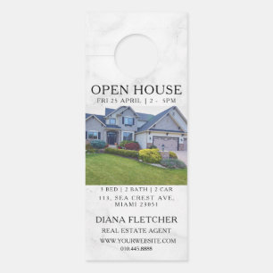 Open House Invitation Real Estate Farming Door Han Hanger