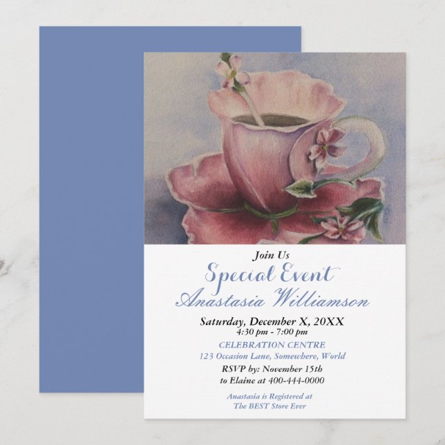 OPEN HOUSE PARTY EVENT INVITE (Front/Back)