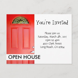 OPEN HOUSE postcard