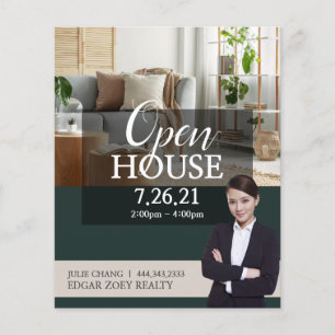 Open House Real Estate Realtor Flyer