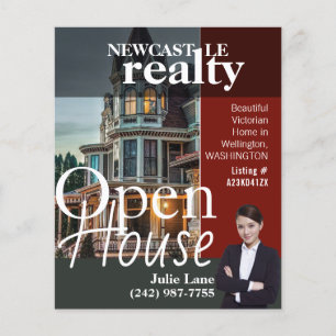 Open House Real Estate Realtor Flyer 