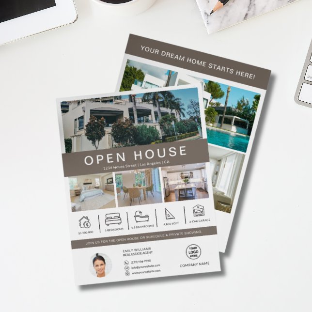 Open House Real Estate Realtor Flyer (Open House Real Estate Realtor Flyer)