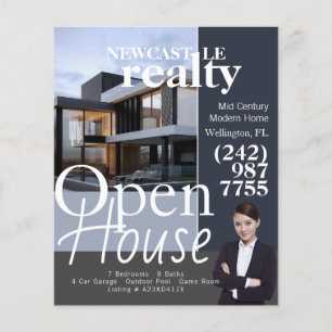 Open House Real Estate Realtor Flyer