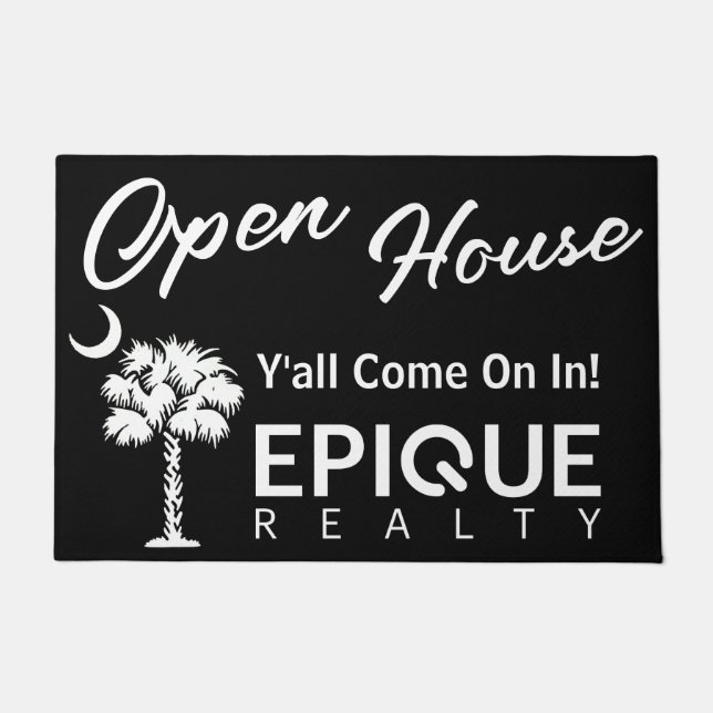 Open House South Carolina Doormat (Front)