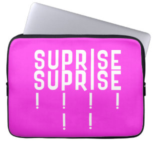 OPEN IT NOW GIFT PACKAGING YELLOW RED LAPTOP SLEEVE