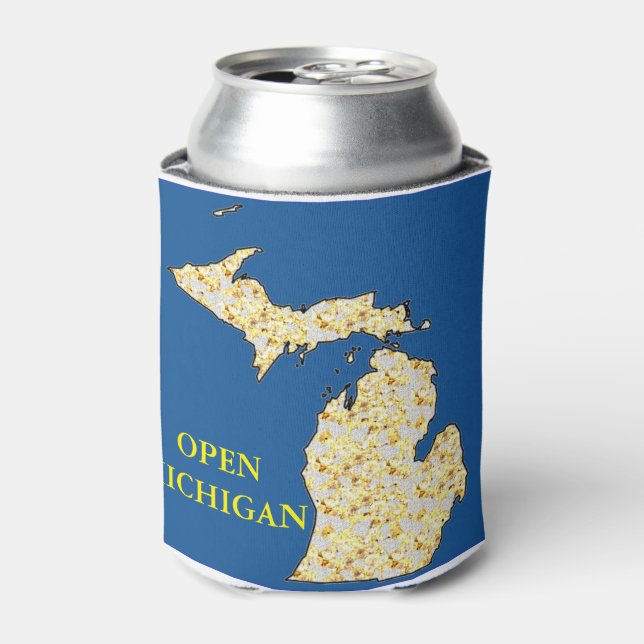 OPEN MICHIGAN CAN COOLER (Can Front)