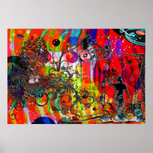 Open microphone Non Stop Music Poster