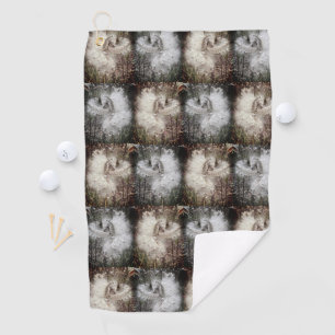 Open Milkweed Pods   Seeds with Silk   Filters Golf Towel