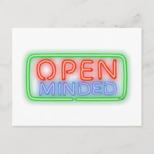 Open Minded Postcard