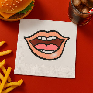 Open Mouth Napkin
