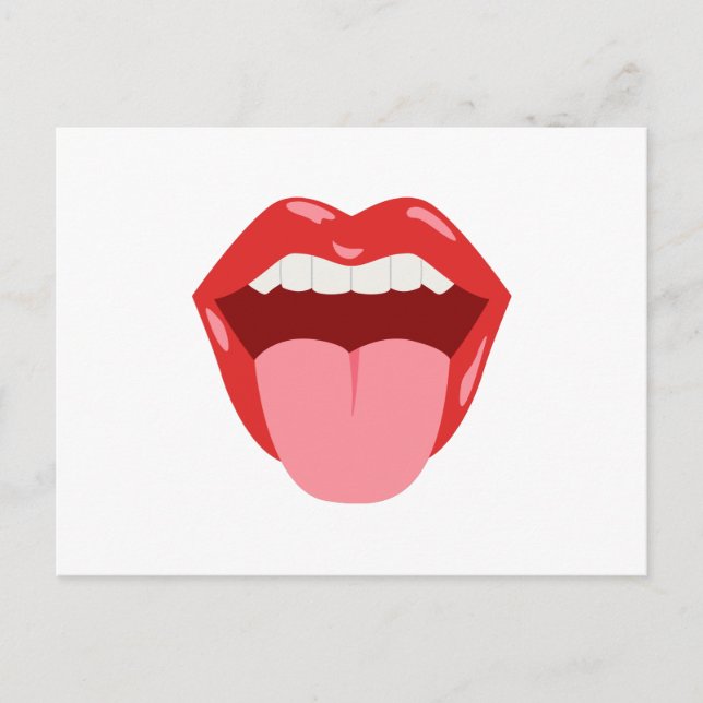 Open Mouth Postcard (Front)