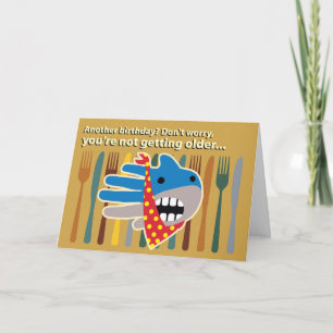 Open Mouth Shark Card