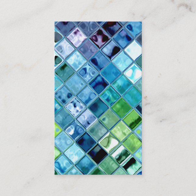 Open Ocean customizable template business cards (Front)